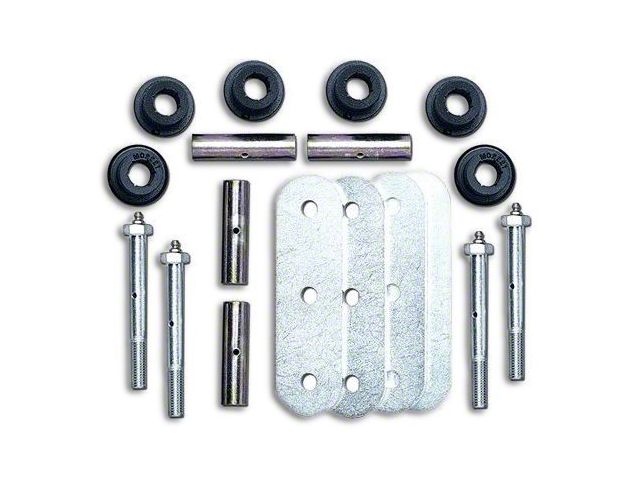 Rubicon Express Greasable Rear Spring Shackle Kit (87-95 Jeep Wrangler YJ)