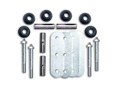 Rubicon Express Greasable Rear Spring Shackle Kit (87-95 Jeep Wrangler YJ)