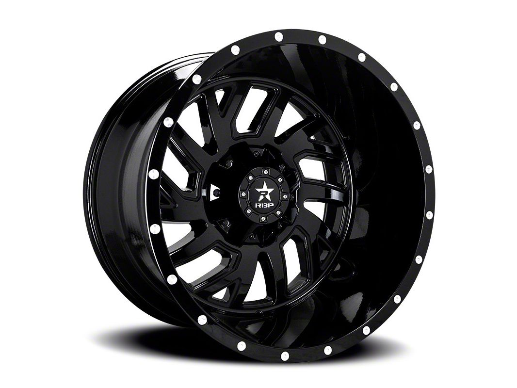 RBP 65R Glock Gloss Black Wheel; 22x14 (87-95 Jeep Wrangler YJ)