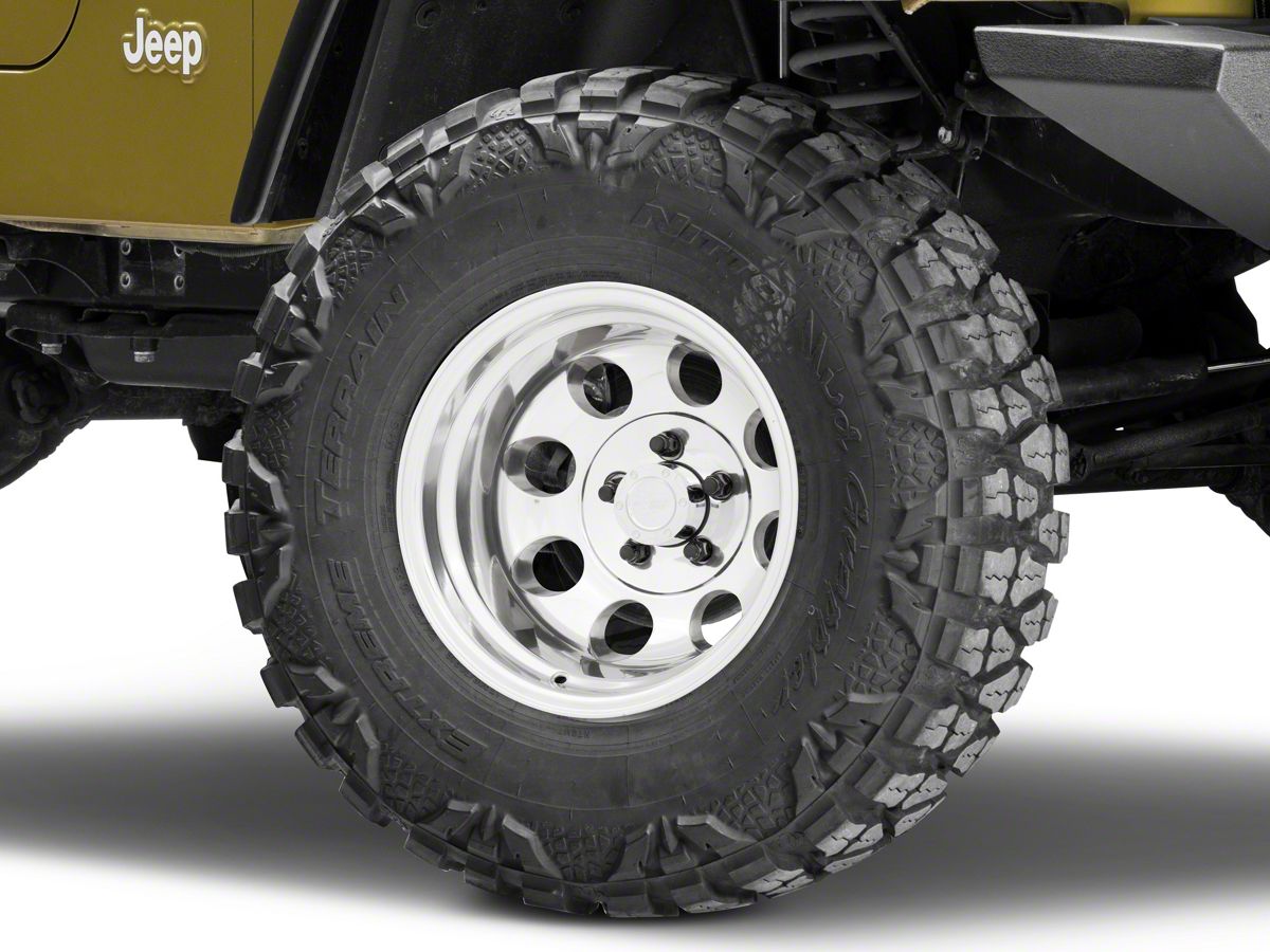 Pro Comp Wheels Jeep Wrangler Series 1069 Polished Wheel; 15x10 1069-5165  (97-06 Jeep Wrangler TJ)