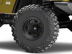 Pro Comp Wheels 69 Series Vintage Flat Black Wheel; 15x10 (97-06 Jeep Wrangler TJ)