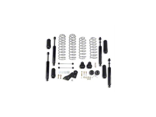 Rubicon Express 2.50-Inch Standard Coil Spring Suspension Lift Kit with Shocks (07-18 Jeep Wrangler JK 4-Door)