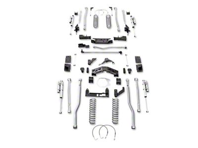Rubicon Express 5.50-Inch Extreme-Duty 4-Link Front/Rear 3-Link Long Arm Lift Kit (07-18 Jeep Wrangler JK 4-Door)