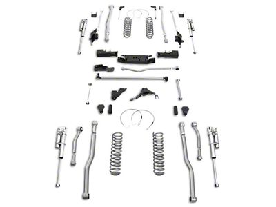 Rubicon Express 5.50-Inch Extreme-Duty 4-Link Long Arm Lift Kit (07-18 Jeep Wrangler JK 4-Door)