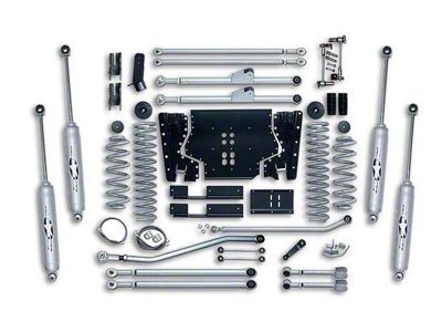 Rubicon Express 4.50-Inch Extreme-Duty Long Arm Lift Kit with Rear Track Bar (04-06 Jeep Wrangler TJ Unlimited)