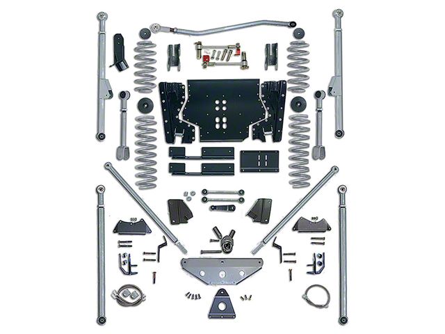 Rubicon Express 5.50-Inch Extreme-Duty Long Arm Lift Kit with Rear Tri-Link (04-06 Jeep Wrangler TJ Unlimited)