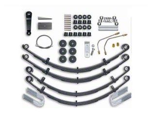 Rubicon Express Jeep Wrangler 4 in. Standard Leaf Spring Lift Kit