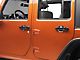 Rugged Ridge Door Handle Recess Guards; Chrome (07-18 Jeep Wrangler JK 4-Door)