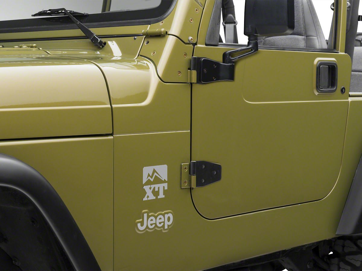 Rugged Ridge Jeep Wrangler Door Hinge Set For Half Doors 11202 01