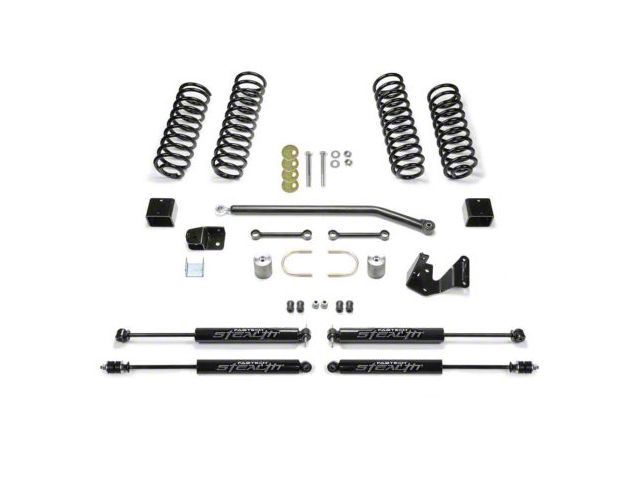 Fabtech 3-Inch Sport II Lift Kit with Shocks (07-18 Jeep Wrangler JK 4-Door)