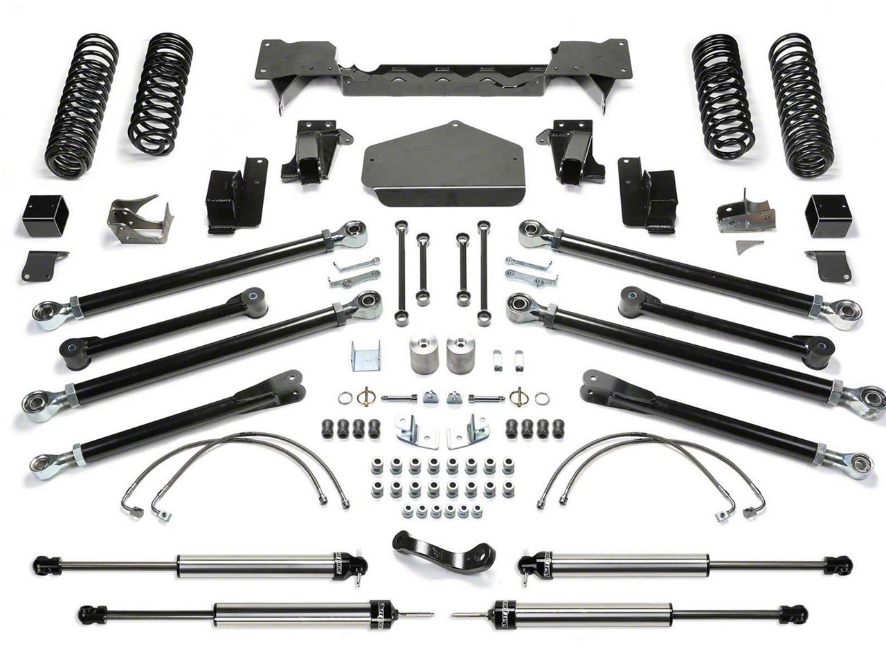 Fabtech Jeep Wrangler 5-Inch Crawler Long Travel Lift Kit with Shocks ...