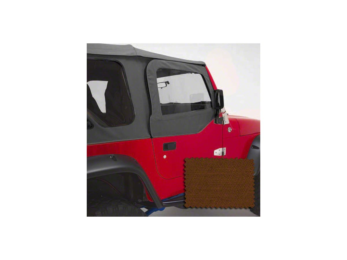 Rugged Ridge Jeep Wrangler Replacement Door Skins - Dark Tan  (97-06  Jeep Wrangler TJ)