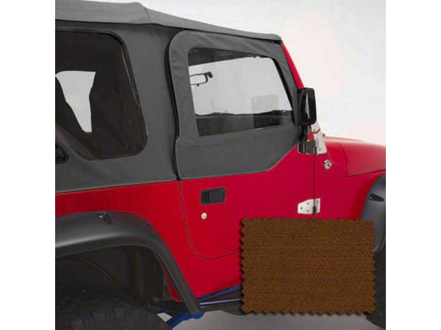 Rugged Ridge Door Skins; Dark Tan (97-06 Jeep Wrangler TJ)