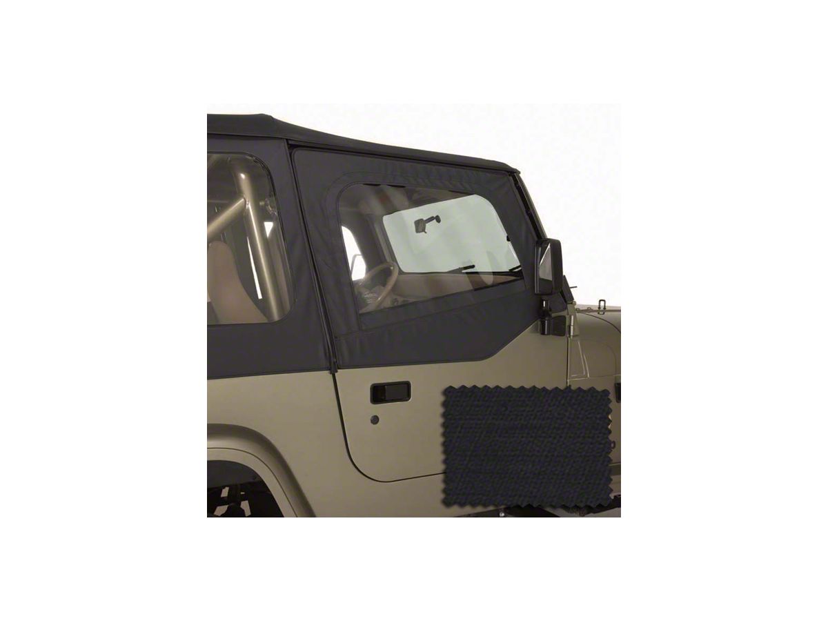 Rugged Ridge Replacement Door Skins Black Diamond 88 95 Jeep Wrangler Yj