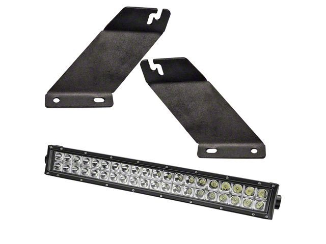 Oracle 22-Inch LED Light Bar with Hood Mounting Brackets (07-18 Jeep Wrangler JK)