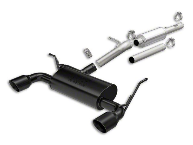Magnaflow Street Series Cat-Back Exhaust System with Black Tips (18-24 3.6L Jeep Wrangler JL)