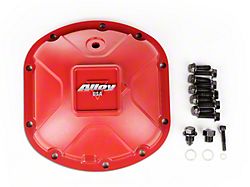 Alloy USA Dana 30 Aluminum Differential Cover; Red (84-01 Jeep Cherokee XJ)