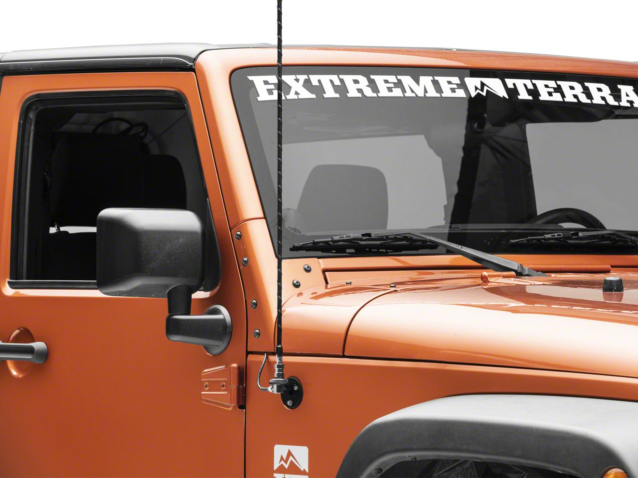 Rugged Ridge Jeep Wrangler CB/AM/FM Antenna Mount Kit  (97-18 Jeep  Wrangler TJ & JK)