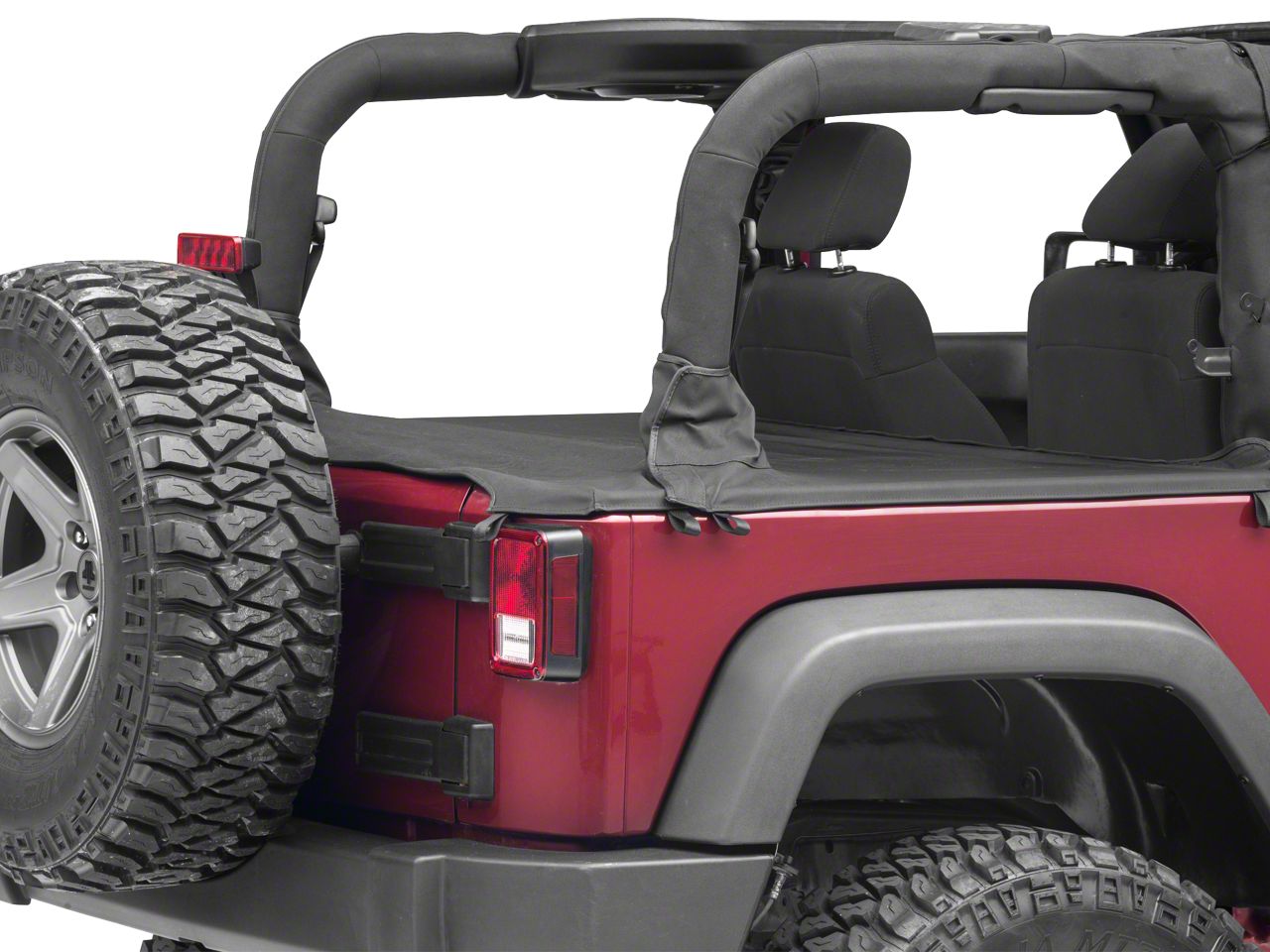 Rugged Ridge Jeep Wrangler Tonneau Cover 13550 03 07 18 Jeep Wrangler Jk 2 Door