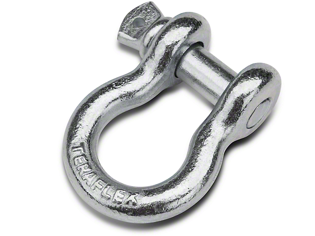 Teraflex 3/4-Inch D-Ring Shackle; Zinc
