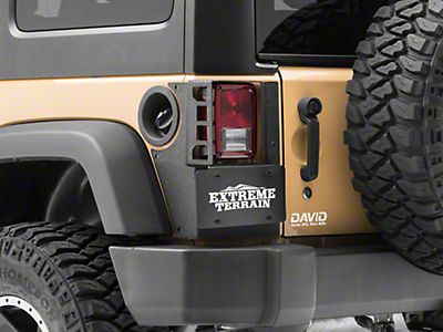 ECOTRIC Jeep Rear Corner Guards Body Armor Kit Rear Quarter Panel for 2007-2018 Jeep Wrangler 