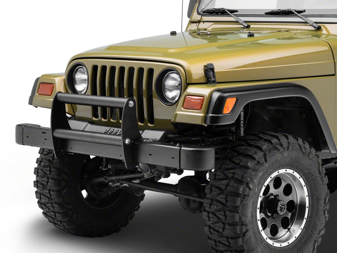 Rugged Ridge Jeep Wrangler Brush Guard - Textured Black 11511.01 (97-06 