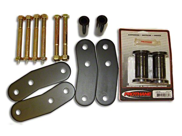 Rugged Ridge Jeep Wrangler 1 in. HD Rear Leaf Spring Lift Shackles