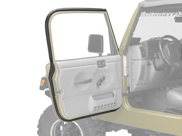 Door Weatherstrip; Driver Side (97-06 Jeep Wrangler TJ)