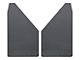 14-Inch Wide Mud Flaps; Front or Rear; Black Weight (Universal; Some Adaptation May Be Required)