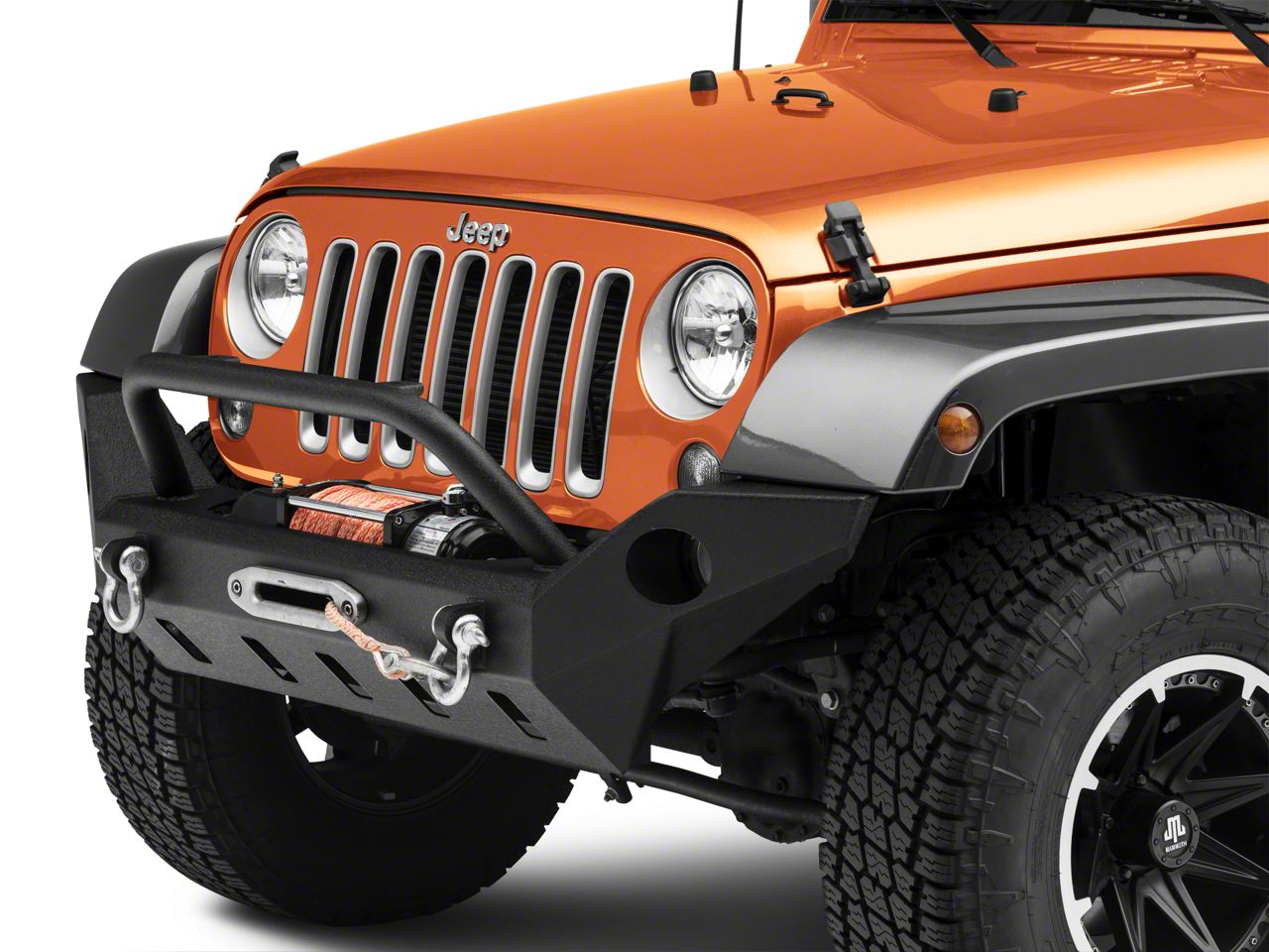 Barricade Jeep Wrangler Extreme Hd Full Width Front Bumper J119794 (07 