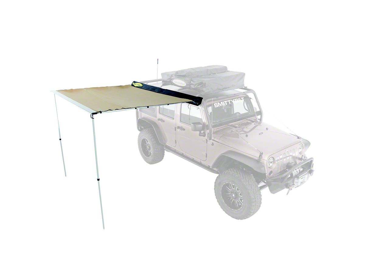 Smittybilt Jeep Wrangler Overlander Tent Awning;  x  2784  (Universal; Some Adaptation May Be Required) - Free Shipping