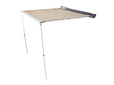 Smittybilt Overlander Tent Awning; 6.50-Foot x 6.50-Foot (Universal; Some Adaptation May Be Required)