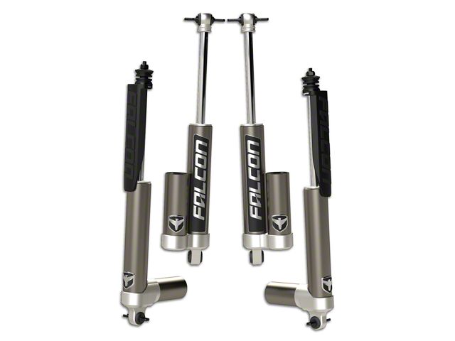 Falcon Shocks 3 Piggyback Front and Rear Shocks for 3 to 4-Inch Lift (97-06 Jeep Wrangler TJ)