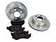 Baer Sport Drilled and Slotted Brake Rotor and Pad Kit; Front (99-06 Jeep Wrangler TJ)