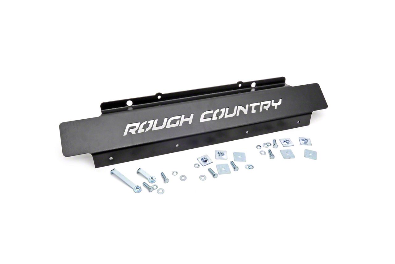 Rough Country Jeep Wrangler Front Skid Plate for Factory Plastic Bumpers 778 (0718 Jeep
