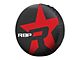 RBP Spare Tire Cover; Red Star; 29.50 to 32.50-Inch Tire Cover (66-18 Jeep CJ5, CJ7, Wrangler YJ, TJ & JK)