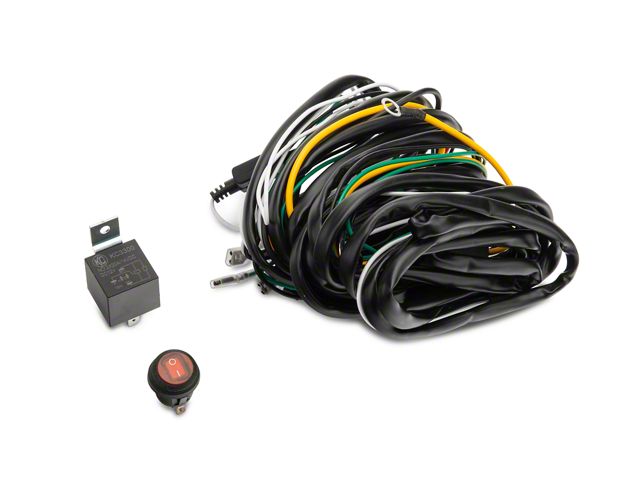 KC HiLiTES Wiring Harness with 40 AMP Relay and LED Rocker Switch