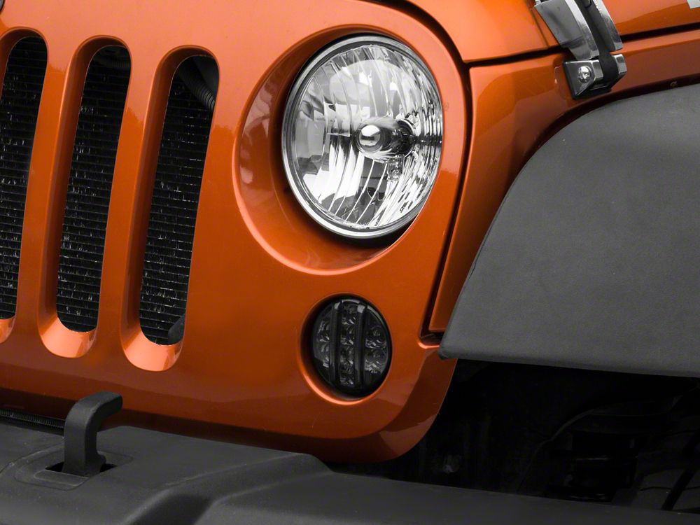 Raxiom Axial Series LED Front Turn Signals; Smoked (07-18