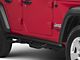 N-Fab Wheel 2 Wheel Nerf Side Step Bars; Gloss Black (18-24 Jeep Wrangler JL 4-Door)