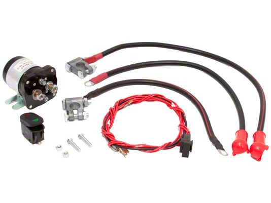 Rugged Ridge Jeep Wrangler Dual Battery Relay Kit 17265.01 (8719 Jeep