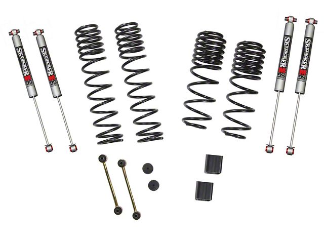 SkyJacker 1 to 1.50-Inch Dual Rate Long Travel Suspension Lift Kit with M95 Performance Shocks (18-24 2.0L or 3.6L Jeep Wrangler JL Rubicon 4-Door)