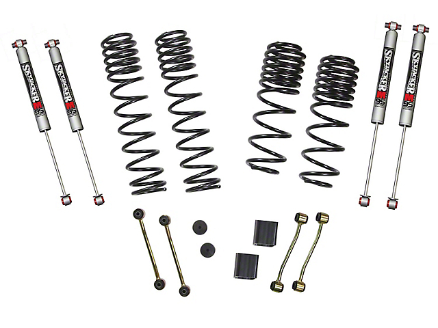 SkyJacker 2 to 2.50-Inch Dual Rate Long Travel Suspension Lift Kit with M95 Performance Shocks (18-23 2.0L or 3.6L Jeep Wrangler JL 4-Door, Excluding Rubicon)