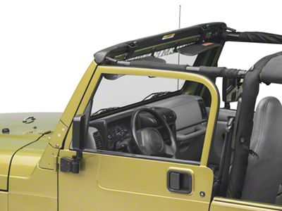 Bestop Factory Style Windshield Header Assembly (97-06 Jeep Wrangler TJ)