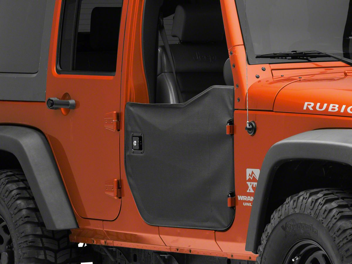 Bestop Jeep Wrangler Front Half Doors - Black Diamond 53040-35 (07-18 Jeep  Wrangler JK)