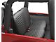 Bestop Rear Bench Seat Cover; Black Diamond (03-06 Jeep Wrangler TJ)