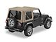 Bestop Replace-A-Top Soft Top; Fabric Only; Dark Tan (97-02 Jeep Wrangler TJ)