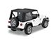 Bestop Sailcloth Replace-A-Top with Clear Windows; Black (97-02 Jeep Wrangler TJ)