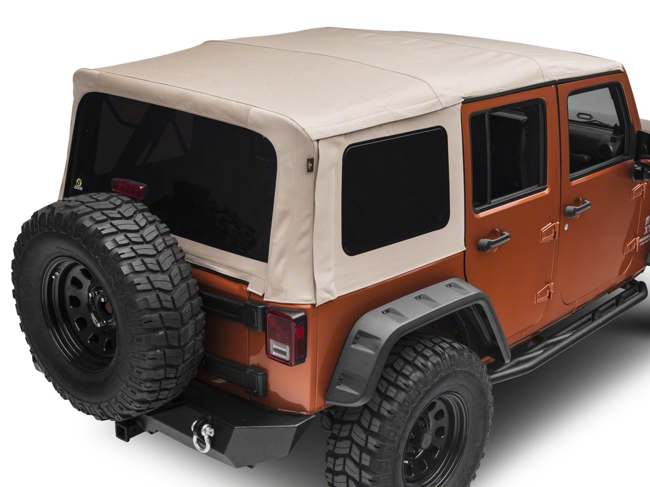 Bache complète Trektop NX - Couleur : Black - Wrangler JK