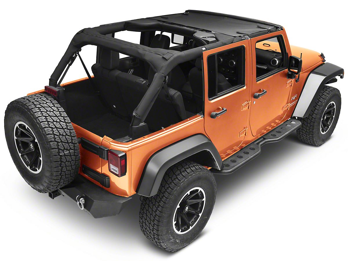 Jeep Bimini Top >> Bestop Targa Style Sun Bikini Top Black Diamond 07 18 Jeep Wrangler Jk Jeep Bimini Top >> Bestop Targa Style Sun Bikini Top Black Diamond 07 18 Jeep Wrangler Jk