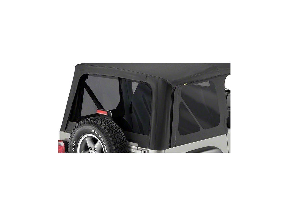 Bestop Jeep Wrangler Tinted Replacement Window Set for Replace-A-Top Soft  Tops 58128-35 (03-06 Jeep Wrangler TJ, Excluding Unlimited)